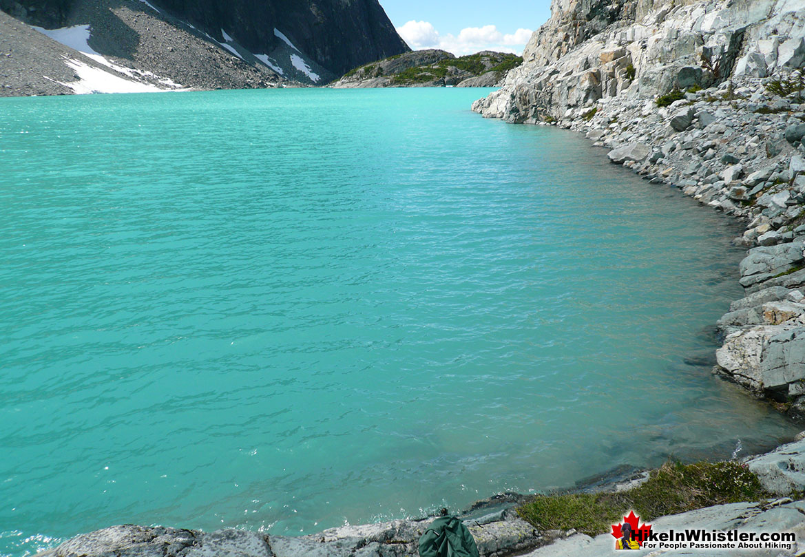 Swimming Wedgemount Lake Rethel