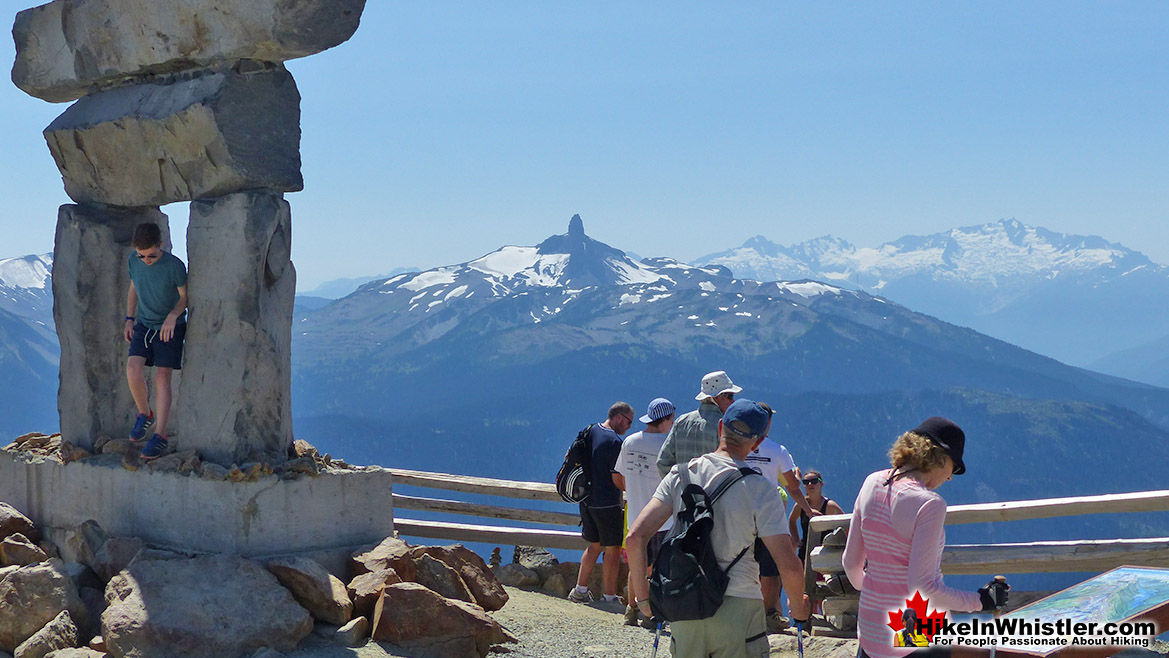 Insukshuck on the Summit of Whistler Mountain