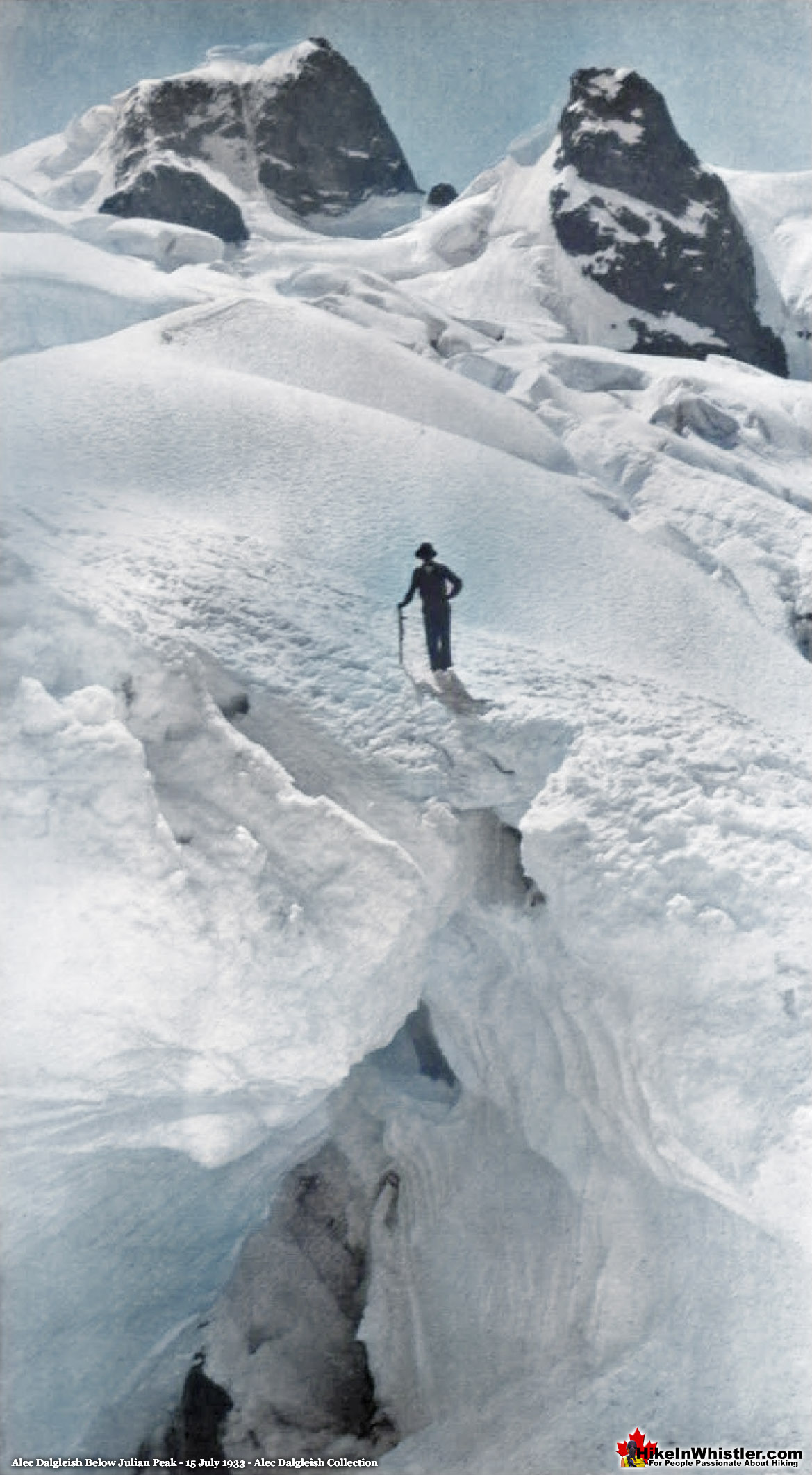 Alec Dalgleish Below Julian Peak July 15th 1933