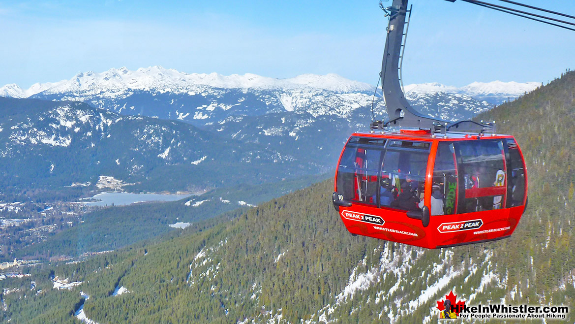 Peak2Peak Gondola Blackcomb to Whistler