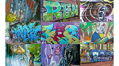 Whistler Train Wreck Murals