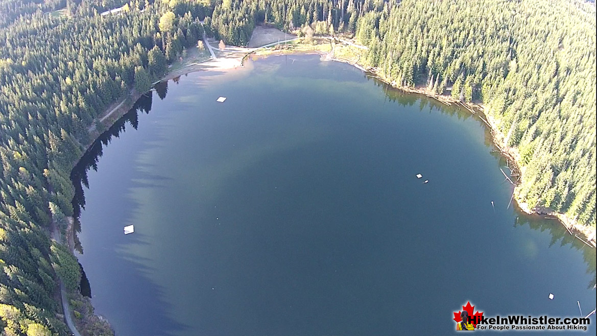 Lost Lake Run in Whistler Aerial View