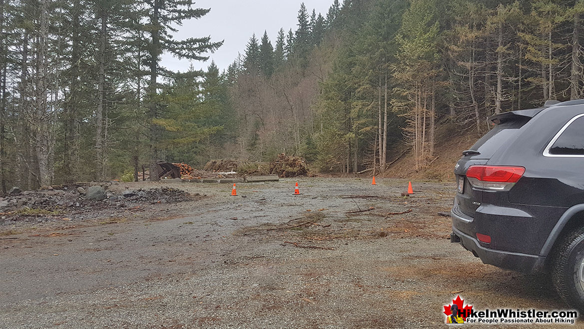 Rubble Creek Trailhead Construction April 2019