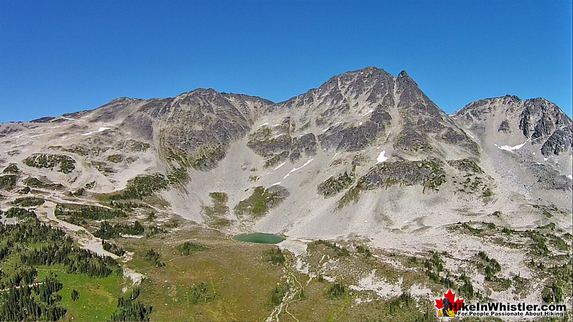 Blackcomb Mountain Aerial View