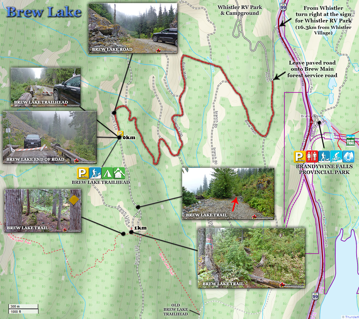 Brew Lake Directions Map v5