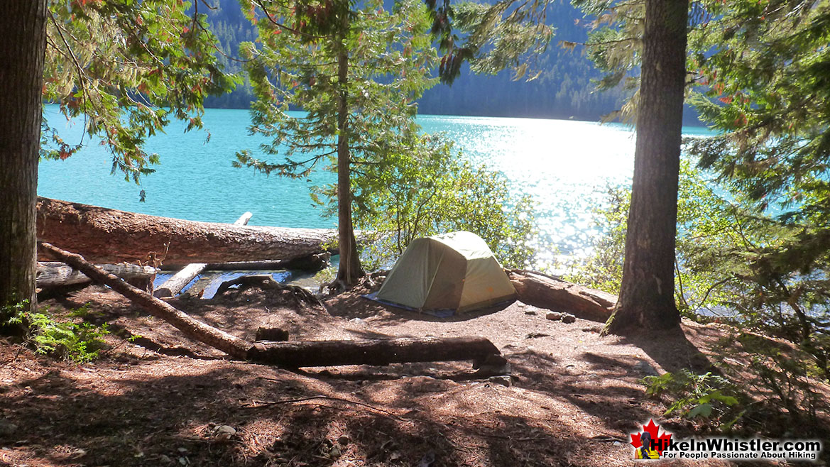 Campsite Overlooking Cheakamus Lake