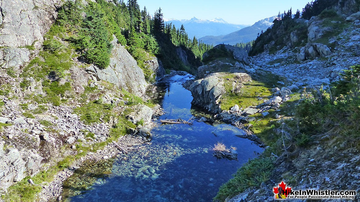 Cirque Lake at the Top of Cirque Falls