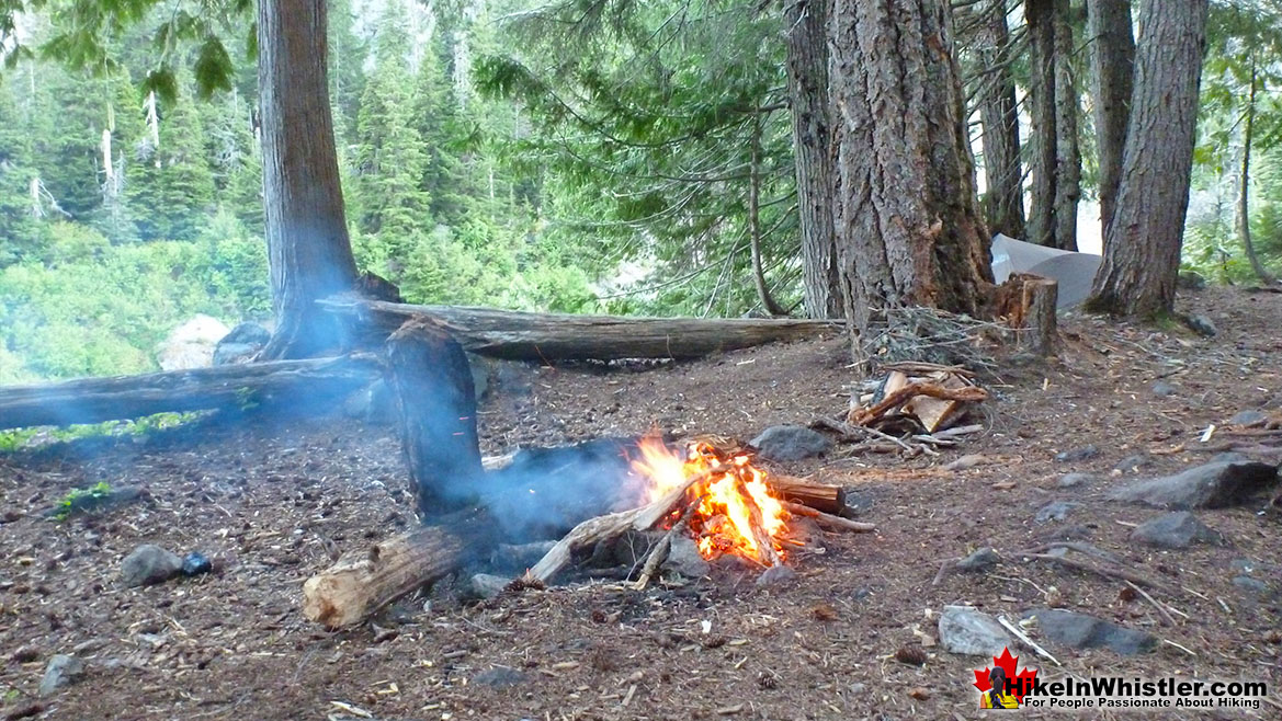 Campsite at Keyhole Hot Springs