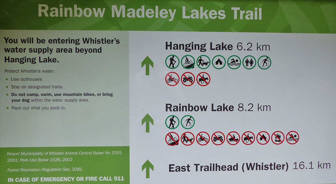 Rainbow Madeley West Trailhead