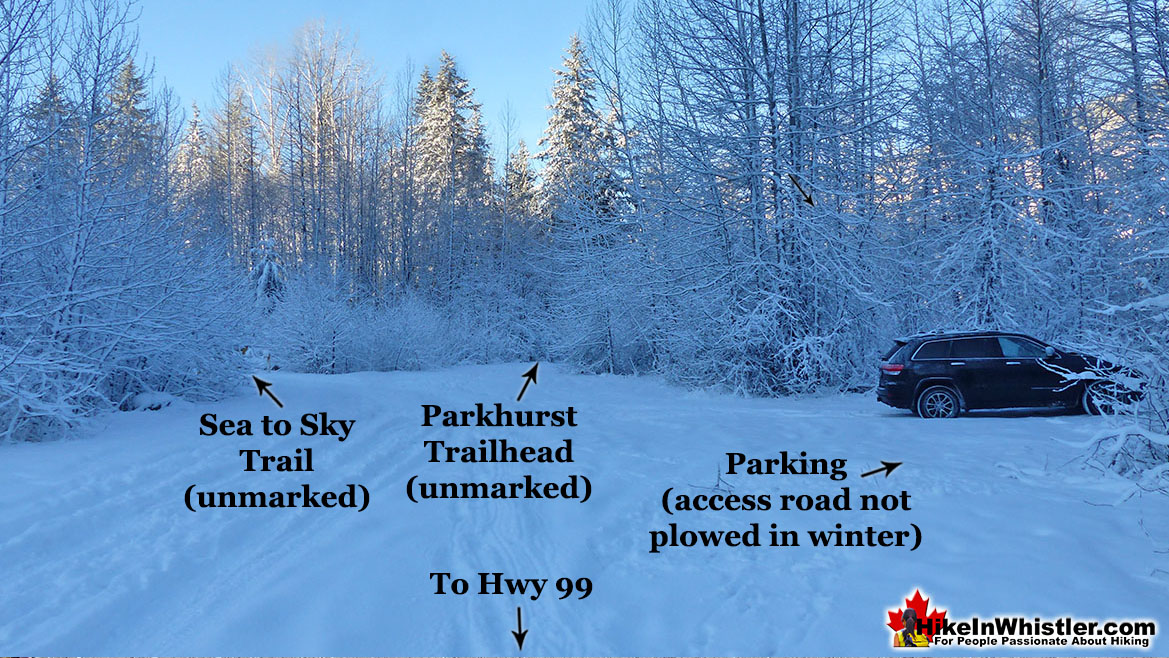 Parkhurst Parking and Trailhead