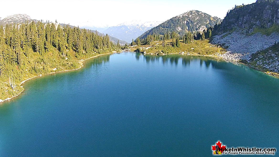 Rainbow Lake Aerial View