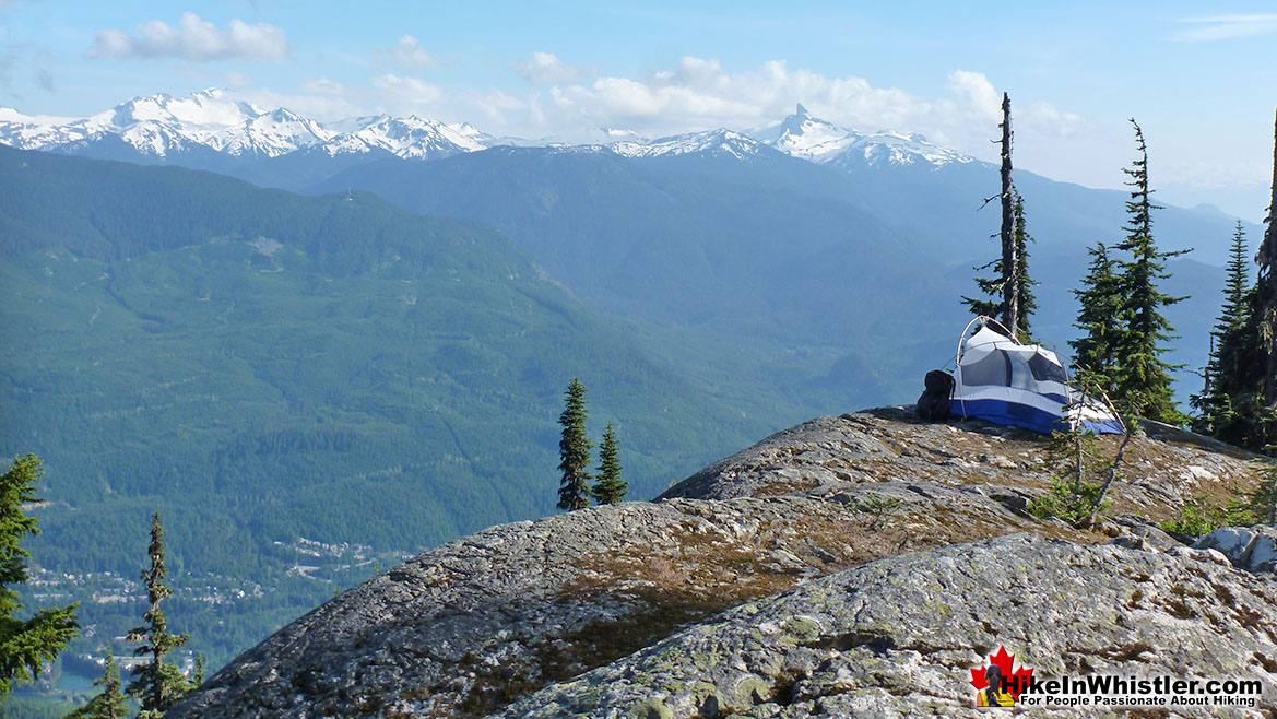 Flank Trail View of Black Tusk