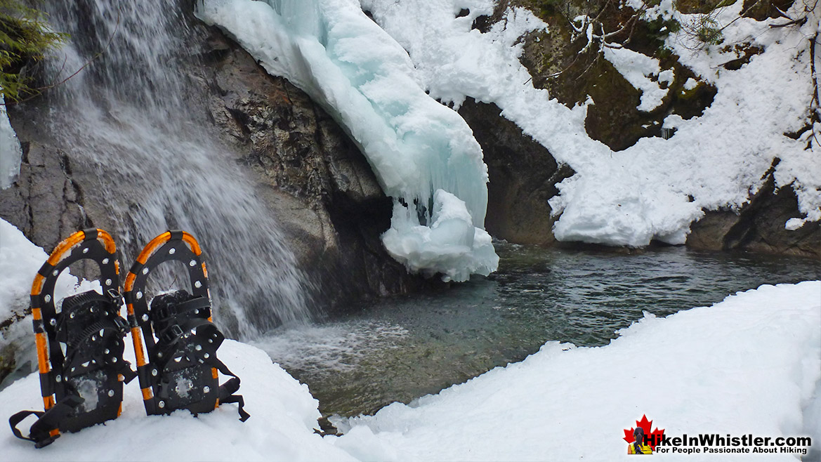 Rainbow Falls Snowshoeing Whistler