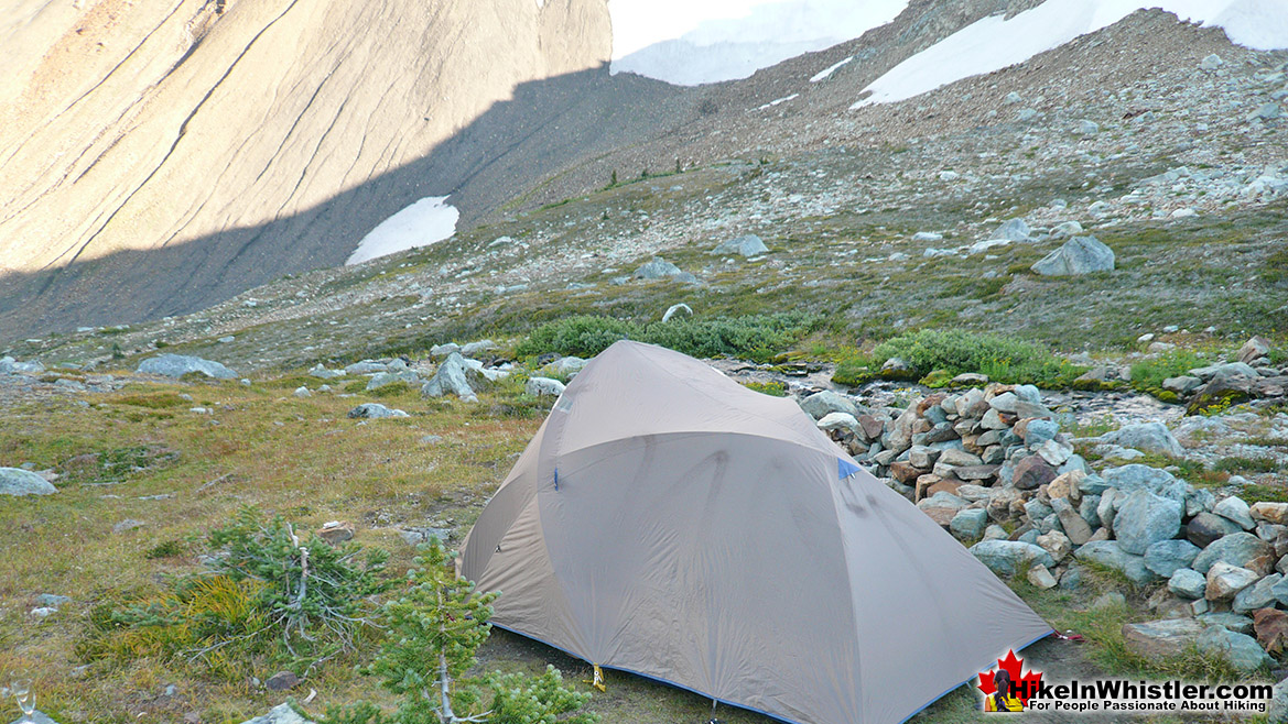 Campsite at Russet Lake