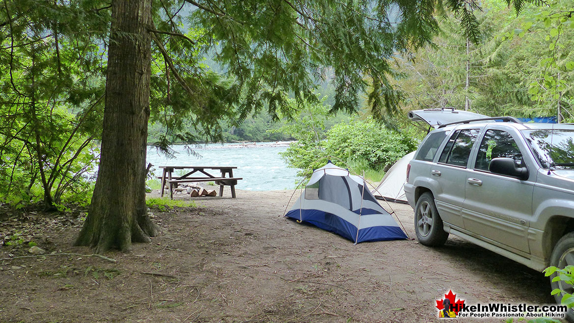 Skookumchuck Hot Springs Campsite