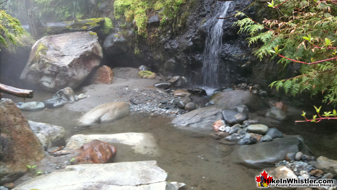 Sloquet Hot Springs Waterfall