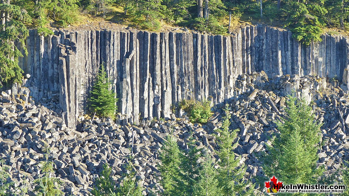 Whistler Train Wreck Columnar Jointing