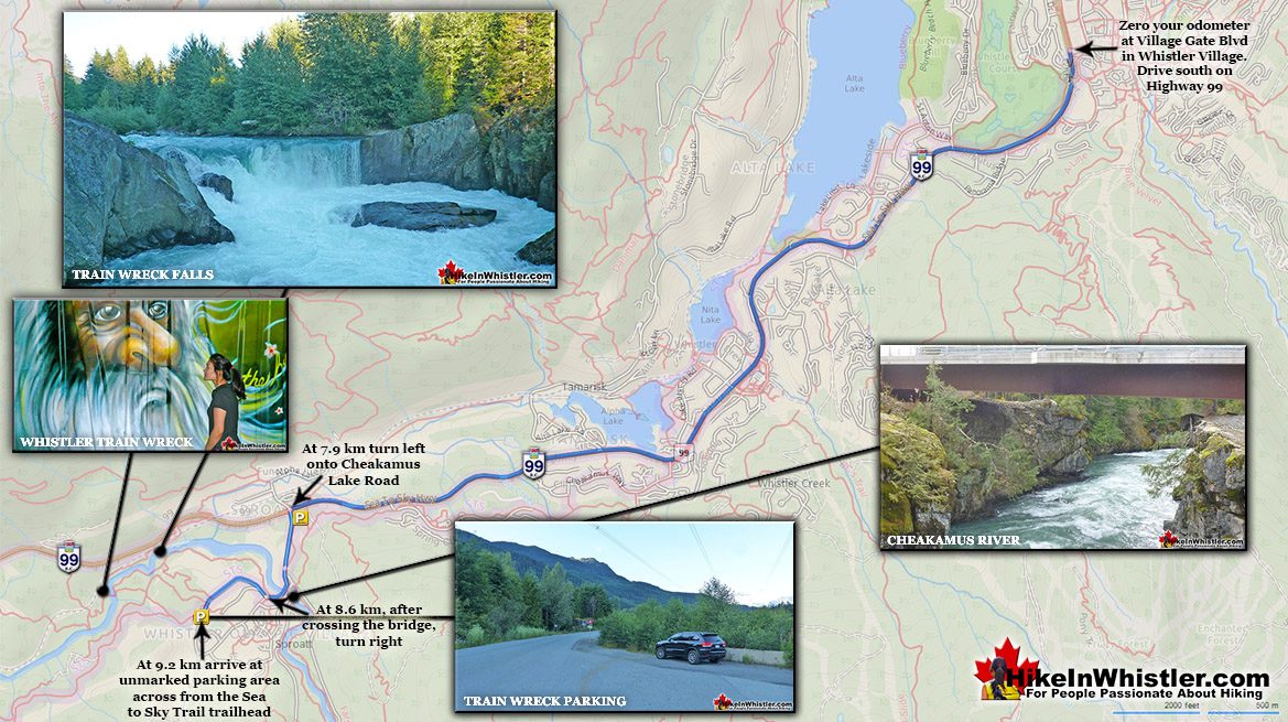 Whistler Train Wreck Directions Map v2a