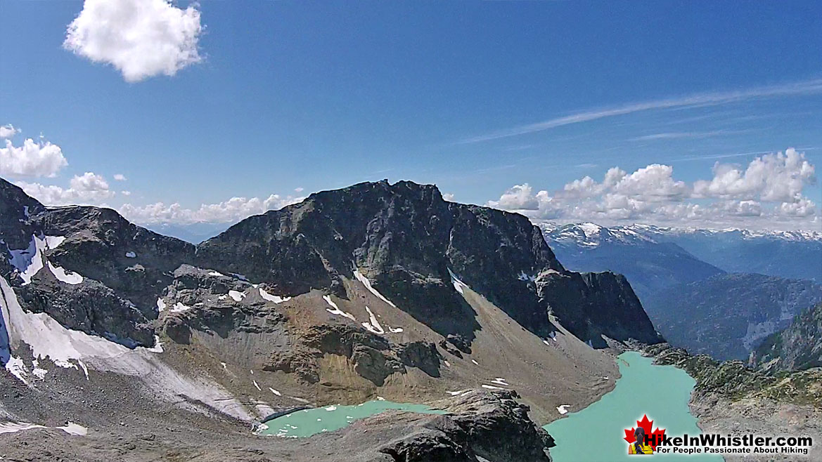 Wedgemount Lake Rethel Mountain Aerial