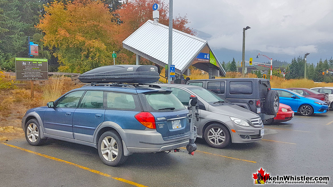 Singing Pass Garibaldi Park Overnight Parking Area in Lot 4