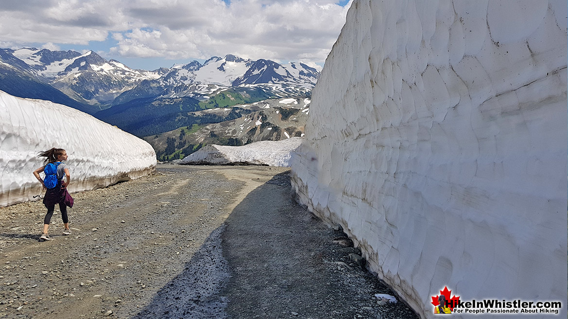 Whistler Mountain Mathews Traverse Ice Walls